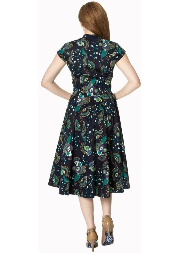 Banned Proud Peacock Cutout Swing Dress - Image 5