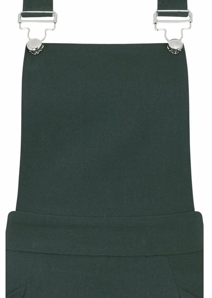 Collectif Kayden 40's Overalls Swing Dress Green - Image 4