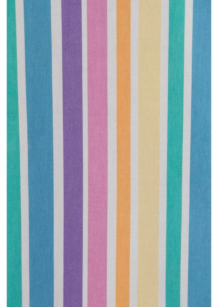 Collectif Nova Rainbow Stripes 50's Swing Dress Multi - Image 6