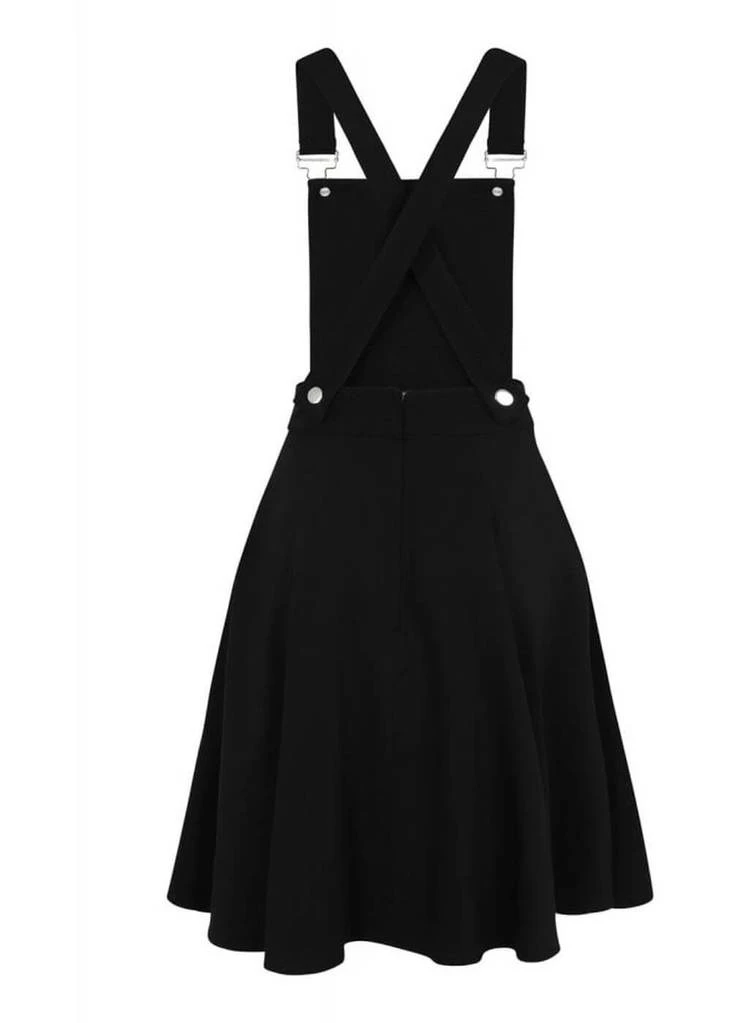 Collectif Kayden Braces 50's Swing Dress Black - Image 3