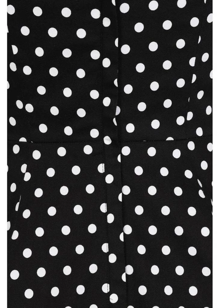 Collectif Frances Polkadot 50's Swing Dress Black - Image 6