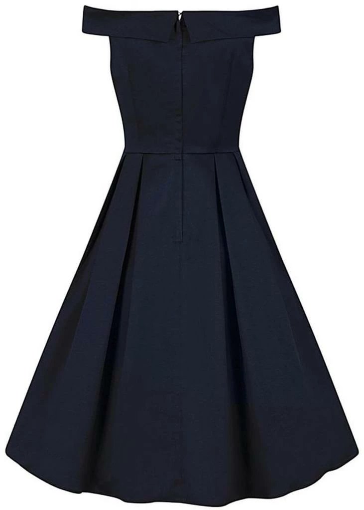 Collectif Anastasia 50's Swing Dress Navy - Image 3