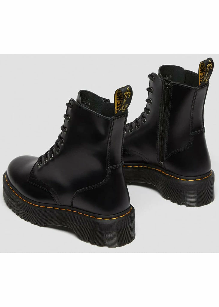 Dr. Martens Jadon Smooth Lace-up Boots Black - Image 6