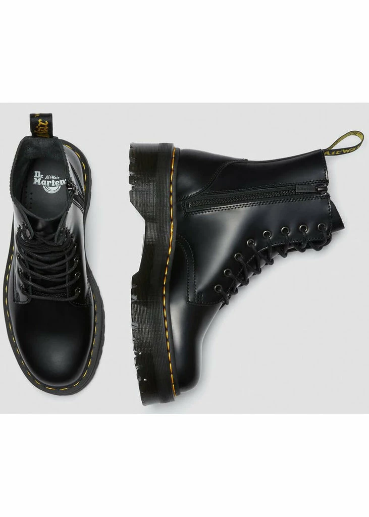 Dr. Martens Jadon Smooth Lace-up Boots Black - Image 3