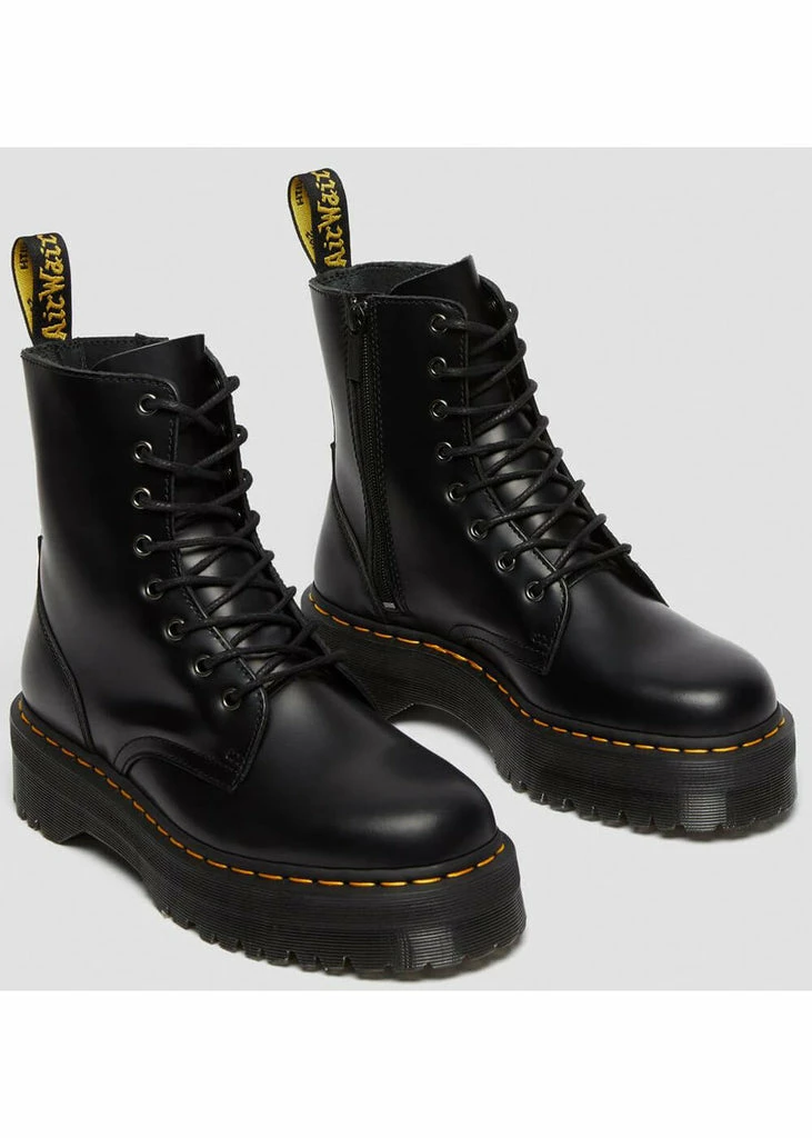 Dr. Martens Jadon Smooth Lace-up Boots Black - Image 5