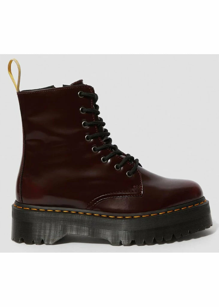 Dr. Martens Vegan Jadon Boots Red - Image 4