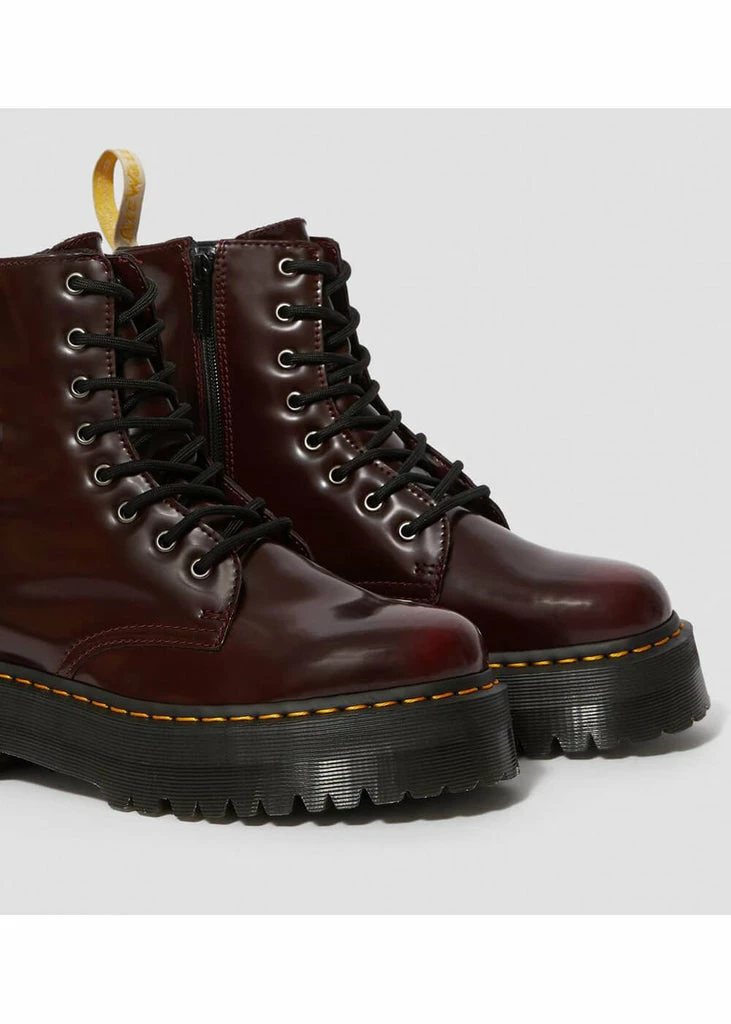 Dr. Martens Vegan Jadon Boots Red - Image 5