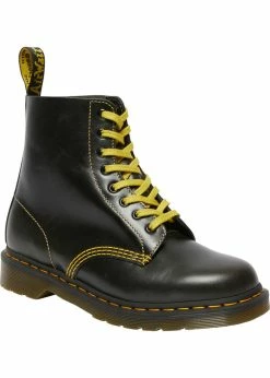 Dr. Martens 1460 Pascal Atlas Leather Boots Dark Grey