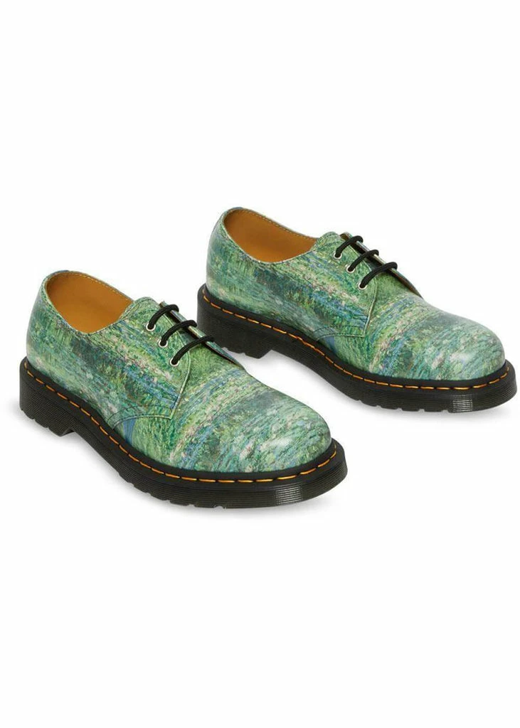 Dr. Martens X National Gallery 1461 Monet Lily Pond Shoes Multi - Image 4