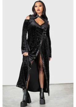 Killstar Reign Of Pyre Snake Serpent Dress Black