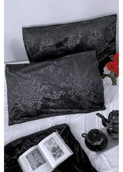 Killstar Daemon Set Pillowcases Black
