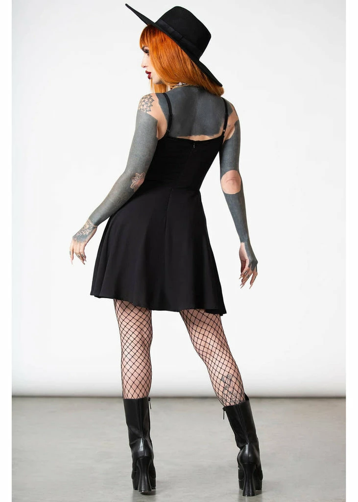 Killstar Sacralgia Lace Dress Black - Image 3