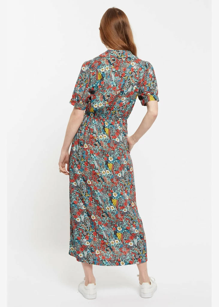Louche Sakani Floret 60's Midi Dress Multi - Image 4