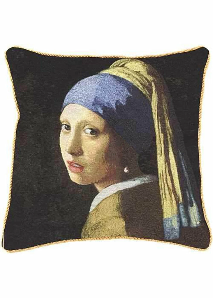 Tapestry Bags Vermeer Girl With The Pearl Earring Cushion Cover