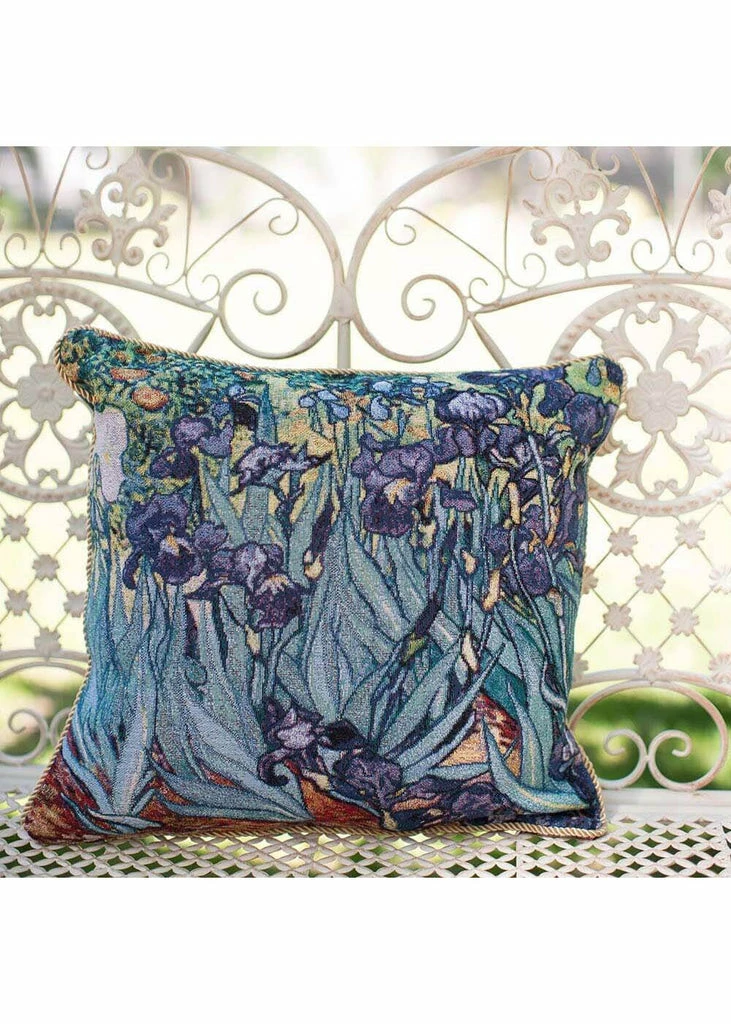 Tapestry Bags Van Gogh Iris Cushion Case - Image 2