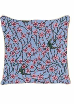 Tapestry Bags Crane Blossom And Swallow Cushion Cover