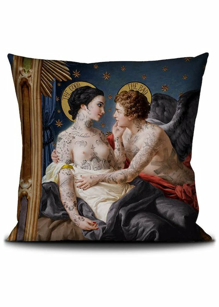 Voglio Bene L'Un Contre L'Etre Cushion Cover